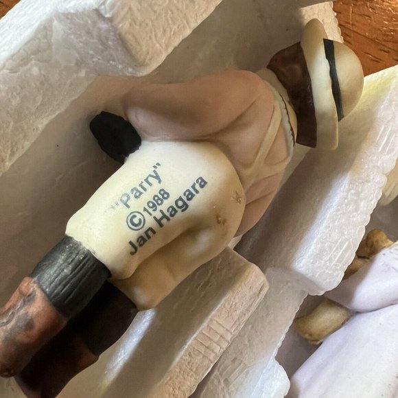 Christmas in July "PARRY" JAN HAGARA  Limited VTG ornament boy train - Picture 5 of 5